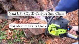 Solid Carbide Chainsaw Comparison [upl. by Socher]