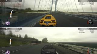 Crash Time 5  Undercover Split Screen Gameplay PC  Race on highway [upl. by Fesuy]