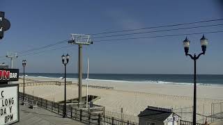 Casino Pier North NJ on NJBeachCams  031119 [upl. by Dietz]