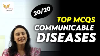 LEC 37  IMPORTANT MCQs ON COMMUNICABLE DISEASE by Yashodhra Maam [upl. by Sitnalta]