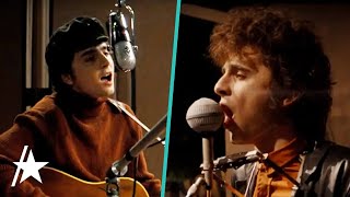 Hear Timothée Chalamet SING As Bob Dylan In A Complete Unknown Trailer [upl. by Llertac]