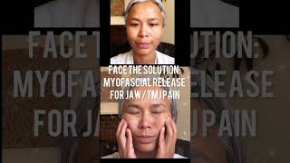 Jaw pain tmj Myofascial release [upl. by Eseilanna295]