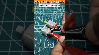 Real vs Fake DC Motor Test  Original vs Fake shorts ytshorts dcmotor [upl. by Eemaj]