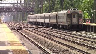 Railfanning Princeton Junction Fastpaced action with hornshows 82624 [upl. by Neumark724]