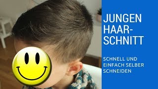 HAARE SELBER SCHNEIDEN für JUNGEN  MÄNNER [upl. by Aretse]