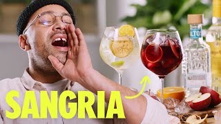 Two Sangrias With Rico  Red amp White Sangria  Absolut Drinks With Rico [upl. by Neelra437]