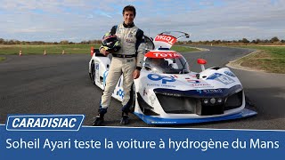 Les essais de Soheil Ayari  MissionH24 la voiture à hydrogène du Mans [upl. by Hoebart]