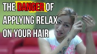 The Danger of Applying Relax on Your Hair Tagalog Philippines [upl. by Charpentier502]