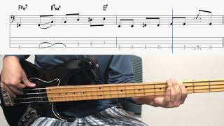 Smooth  Santana Bass Cover 연주 amp Backing Track Bass Tab [upl. by Yerdna]