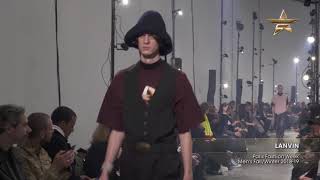 LANVIN Paris Fashion Week Mens FallWinter 201819 [upl. by Suryt]