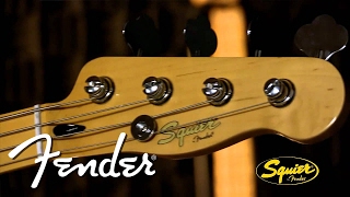 Squier Vintage Modified Telecaster Bass Demo  Fender [upl. by Arramahs]