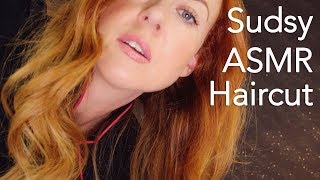 Super Sudsy Relaxing ASMR Haircut ✂️ Sleep Spa Wash Massage [upl. by Leiram362]