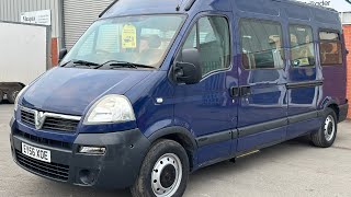 Vauxhall Movano 25 CDTi 16v 3900 4dr LWB 16 Seats 2006 Blue [upl. by Leavelle786]