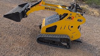 MACHPRO Mini Skid Steer First impressions haulintrash miniskidsteer minitrackloader [upl. by Drofnas]