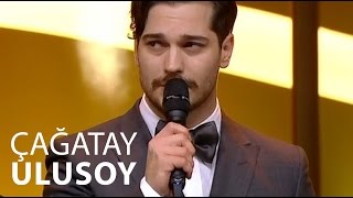 42 Altın Kelebek Ödül Töreni  Çağatay Ulusoy [upl. by Heman]