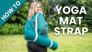 How to Make a Yoga Mat Strap [upl. by Brand]