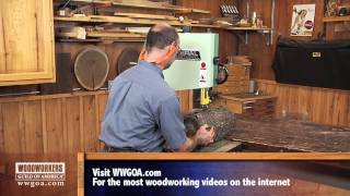 Woodworking Project Tips Band Saw  How to Use Your Band Saw as a Saw Mill [upl. by Rosamond]