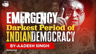 Emergency 1975  Postindependence History  Indian Polity  UPSC GS  StudyIQ IAS [upl. by Ylecic]