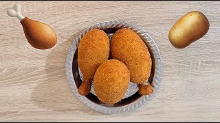 Croquette de poulet amp pomme de terre🍗🥔 [upl. by Aliak672]