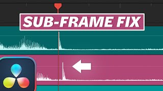 EASY Sync  Align Audio Between Frames DaVinci Resolve Subframe Tutorial [upl. by Pamella]