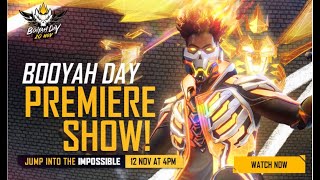 Booyah Day Premiere Show  Hindi  Garena Free Fire [upl. by Kowalski]