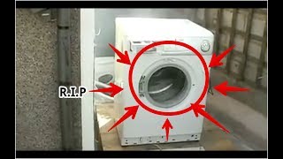 brick in washing machine [upl. by Ztnahc]