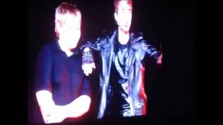 Justin Bieber Brings Bullied Victim Cacey Heyens On Stage in Australia [upl. by Odradlig]