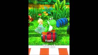 Yoshi Winning Animation Barreling Along  Super Mario Party [upl. by Ahsircal]