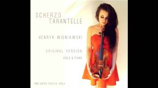 Scherzo Tarantelle Wieniawski Original Violin Version for Viola and Piano [upl. by Leavitt]