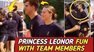 princess leonore on her first day of militry traning [upl. by Suirradal]