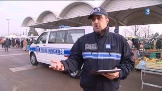 À ChalonsurSaône le poste mobile de la police municipale fait sa première sortie [upl. by Ynamrej155]