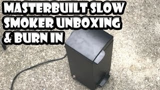 Masterbuilt SlowCold Smoker Unboxing And Burn In  BUMMERS BARBQ amp SOUTHERN COOKING [upl. by Icam]