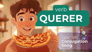 ✅ Spanish Verb QUERER Song – Practice Conjugation [upl. by Levey]