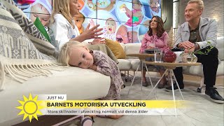 Barnets motoriska utveckling – ”Barn som är 1 år är rätt jobbiga”  Nyhetsmorgon TV4 [upl. by Piefer]