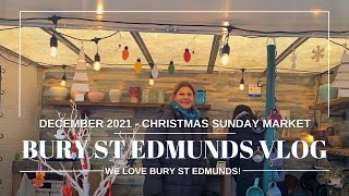 Bury St Edmunds Christmas Sunday Market [upl. by Nylassej]