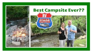 The Perfect RV Campsite Happy Holidays RV Village Cherokee NC [upl. by Frances]