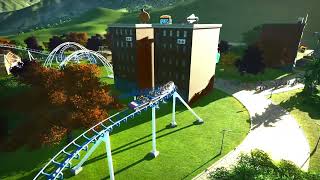 Corkscrew Coaster Cedar point  Planet Coaster Console Edition [upl. by Ariajaj]