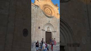 Cathedral of Saint Mary of the AssumptionChurch of medieval whitecity Ostuni province of Brindisi [upl. by Airdnal]