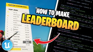 How To Make A Leaderboard In UEFN 2024 [upl. by Mitchell]