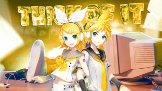 KSI  Thick Of It ft Trippie Redd Vocaloid Version Len amp Rin Kagamine Twins Cover [upl. by Akcirederf]