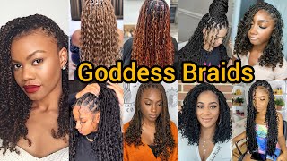 Elegant Goddess Hairstyles  Long Knotless Box Braids  Boho Braids  Bohemian Braids Hairstyles [upl. by Quintus]