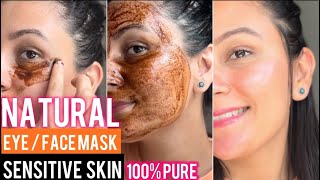 Dry Eyes  Home Remedies  Eye and Face mask to nourish and moisturise  Treats puffiness✨✨ [upl. by Enyalahs]