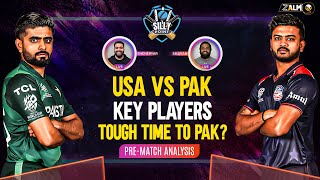 USA v PAK PreMatch  Will USA give a tough time to PAK  Key Players to Watch  Zalmi TV [upl. by Lav]