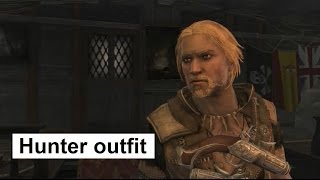 Assassins Creed 4 Black Flag Edward Kenway customization  Hunter Outfit crafting [upl. by Sholom]