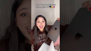 Pov Your First Macbook minivlog ytshorts shorts [upl. by Nilhsa31]