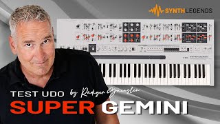 UDO SUPER GEMINI amp SUPER 6 live performance [upl. by Alyad]