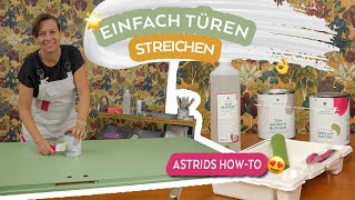 DIY Türen streichen So gehts ganz einfach günstig und schnell [upl. by Mirielle361]