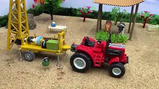 DIY Boring at Farm diyfarming diytractor [upl. by Vashti]