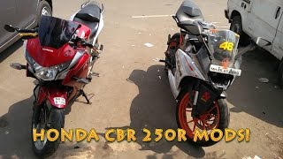 HONDA CBR 250R  Modifications [upl. by Hardman]