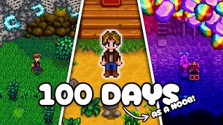 I Played 100 Days of Stardew Valley as a NOOB [upl. by Leora962]